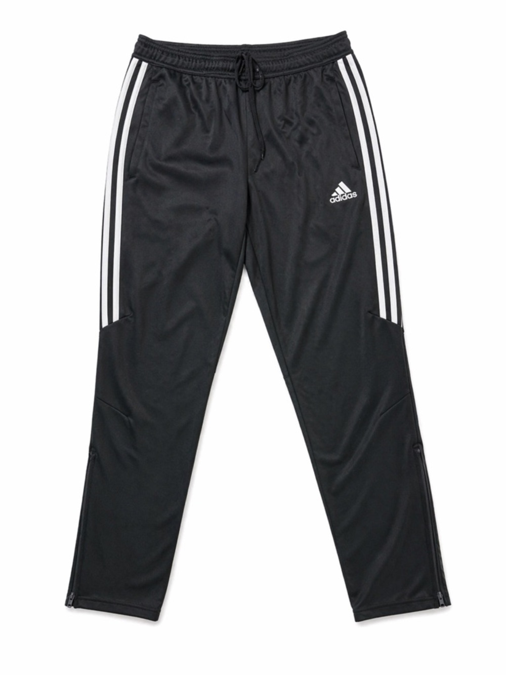 Adidas Climacool Track Pants Size L Black 3 Stripe Athletic Zip Leg